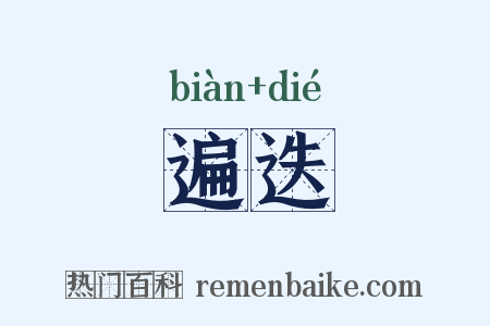 遍迭是什么意思的图片